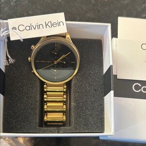 Calvin Klein Gold and Black  Woman’s Watch